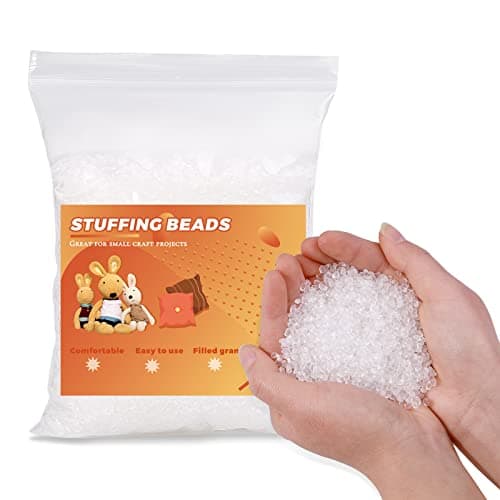 Stuffing Beads 35oz Weighted Pellets for Stuffed Animals Craft Rubber Beads for Stuffing Animals Heavy Filler for Crafts 100g