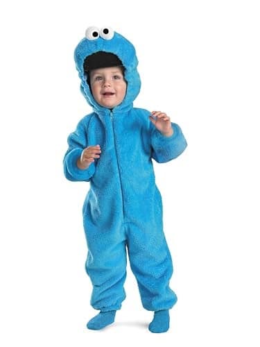 Cookie Monster Dlx Plush - Size: Child L (4-6)