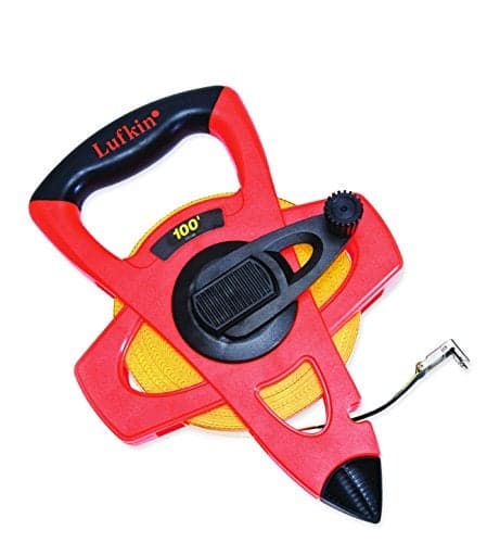 Crescent Lufkin 1/2" x 300' Hi-Viz Orange Fiberglass Tape Measure - FE300,orange/black