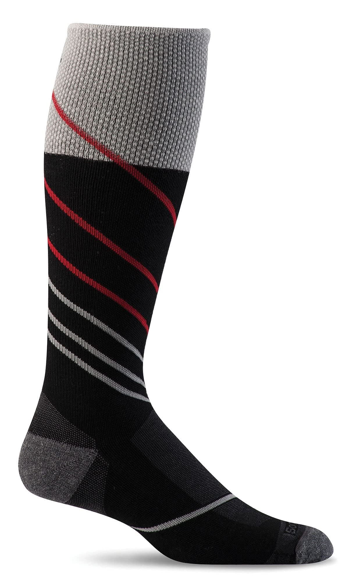 Sockwell Men's Pulse Firm Graduated Compression Socks, Black, Medium/Large