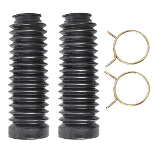 munirater A Pair Front Fork Shock Boots Replacement for Honda ATC Big Red 250ES 19851987 Black