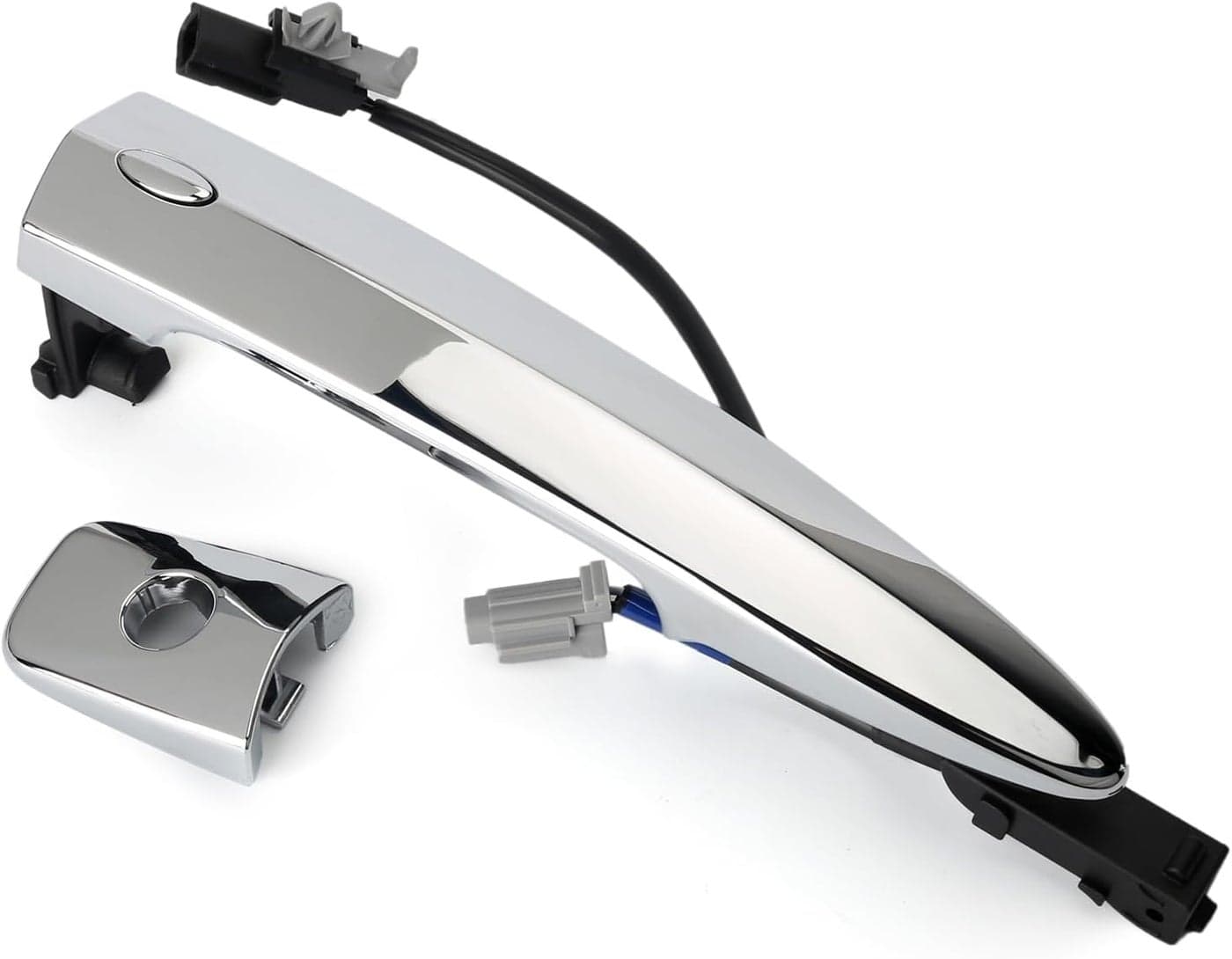 Jepacr 806469N00A Exterior Chrome Door Handle Front Left Driver Side with Smart Keyless Entry for Nissan Models