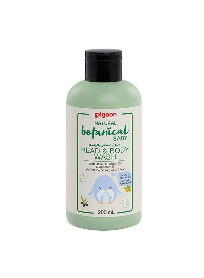 Natural Botanical Skincare Head & Body Wash 200ml