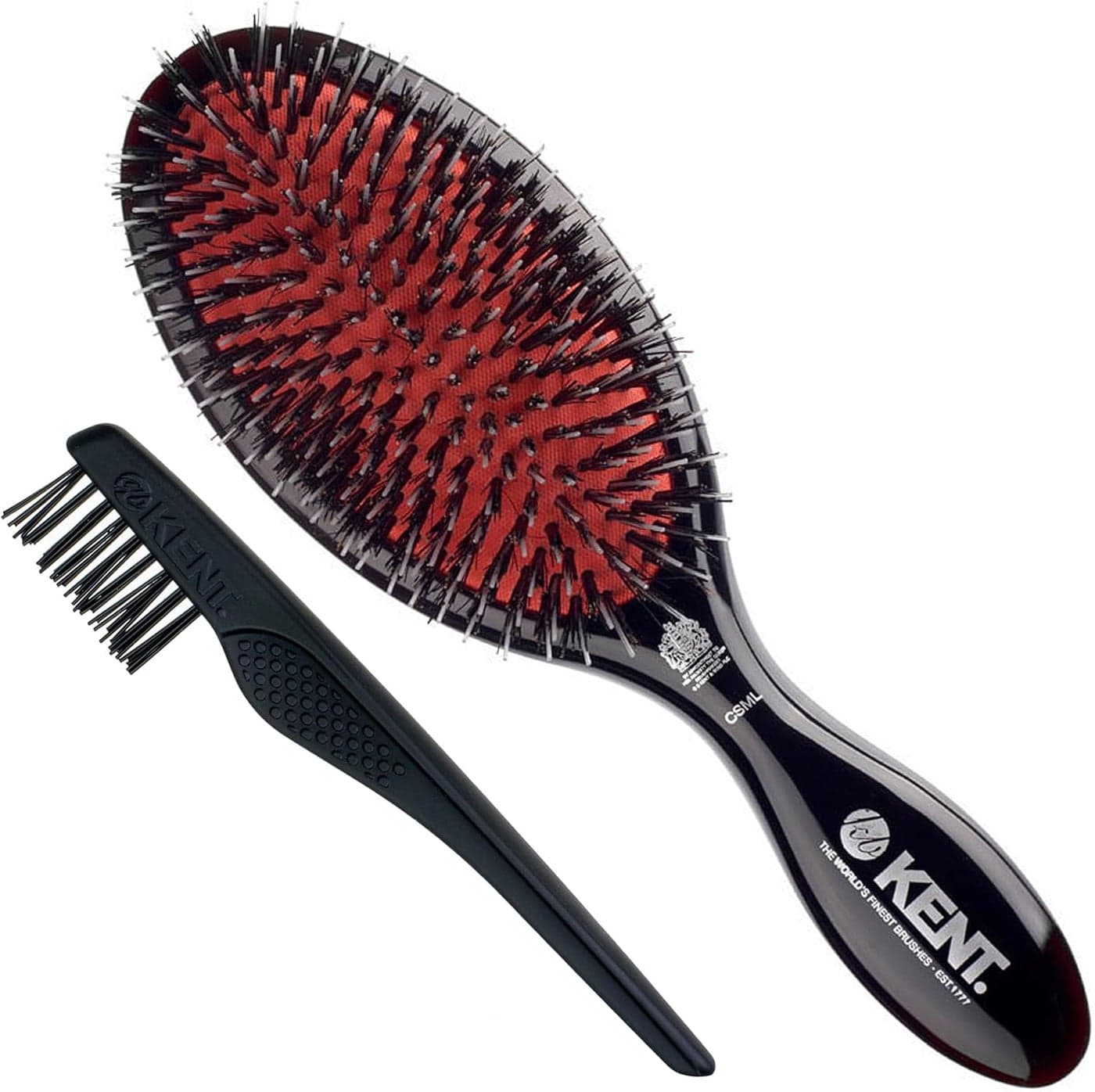 Kent Large Black Porcupine Cushion Brush CSML PACK OF 1