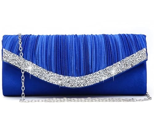 Dasein Clutch Purses for Women Evening Bags Formal Clutches with Rhinestones for Wedding Party Prom Dressy Purse