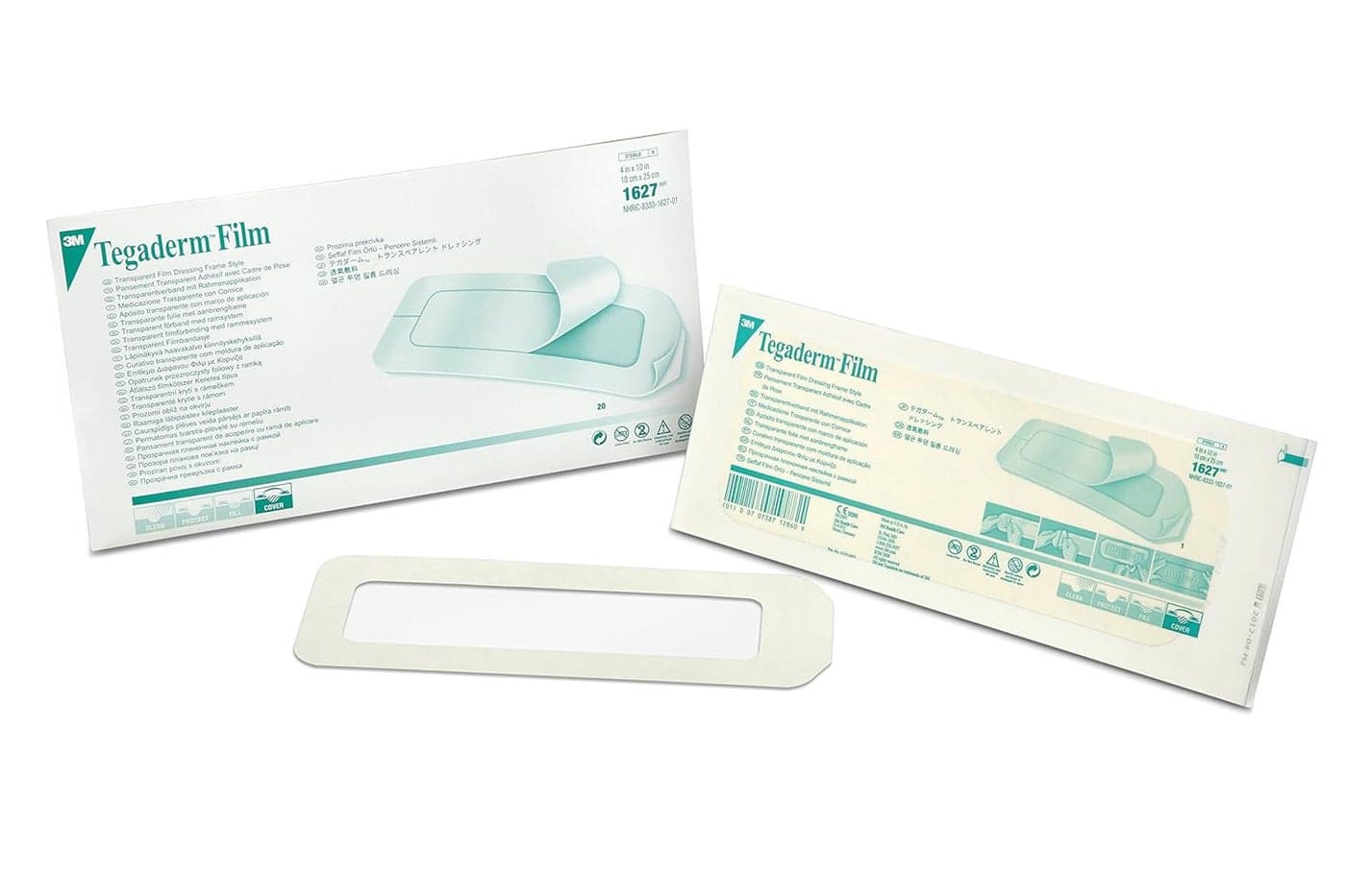 3M Tegaderm Transparent Film Dressing Frame Style 1627 4 in x 10 in 10 cm x 25 cm 20ct 4ctCase