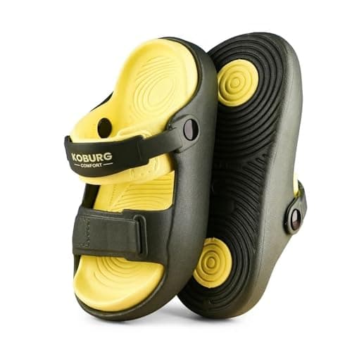 KOBURG FunLite Kids Sandals|Lightweight|EVA Upper & Sole | Grippy Sole|Flexible Comfort KS-104