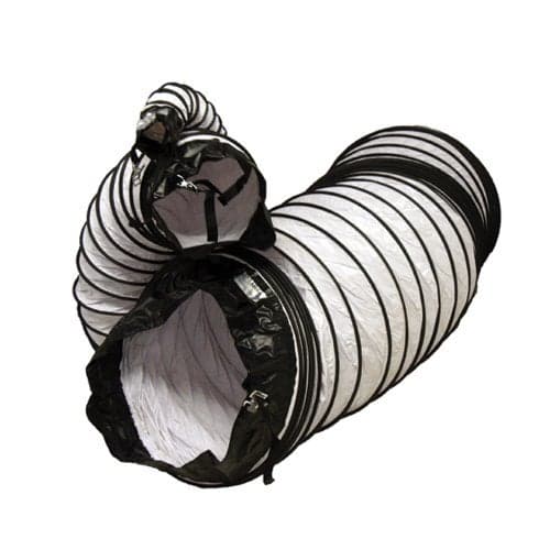 Rubber-Cal "Air Ventilator White" Ventilation Duct Hose (Fully Stretched) - 6-Inch by 25-Feet