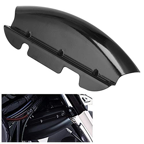 AQIMY Black Lower Triple Tree Wind Deflector for Harley Touring Electra Glide Street Glide 2014-2023 2022 2021