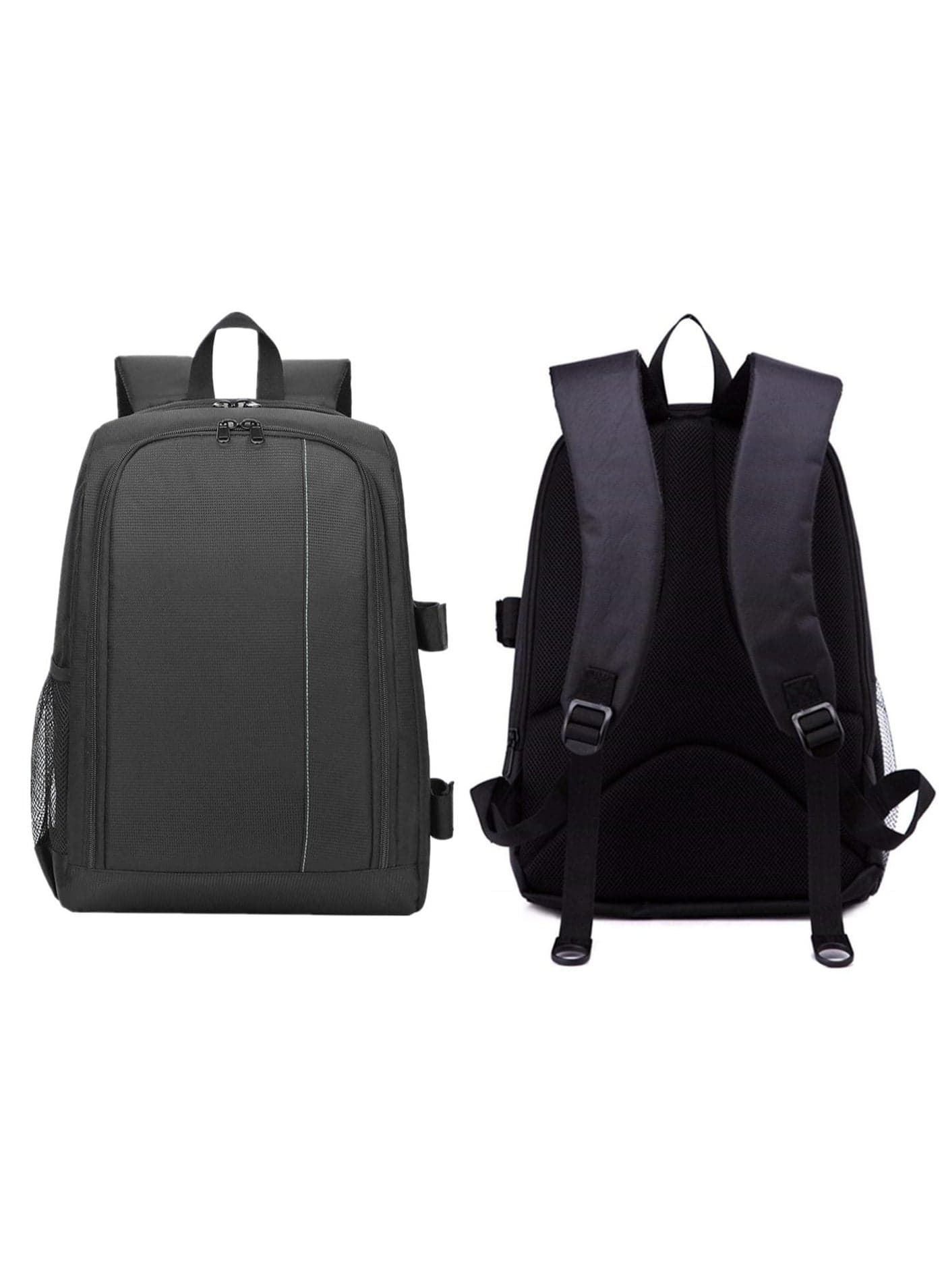 Waterproof Digital DSLR Camera Bag Shockproof Backpack Hiking Bag Cover Laptop 15.6inch Case, Lens Large Capacity Storage Bag Compatible with Nikon Canon Sony Camera Accessories (Grey)