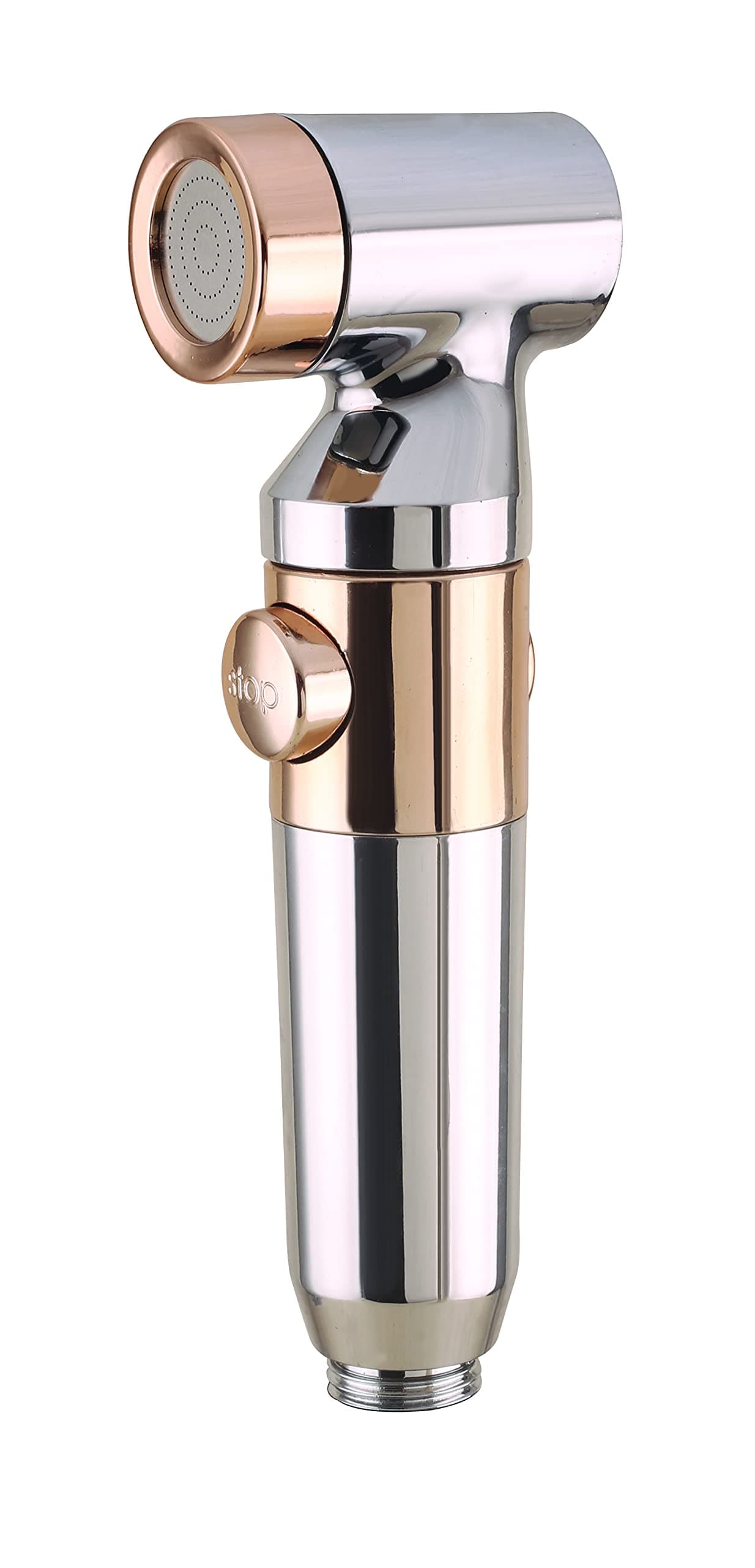 10x ABS Health Brushed Chrome Faucet Gun HFG - 7633 Without Tube (Gold )