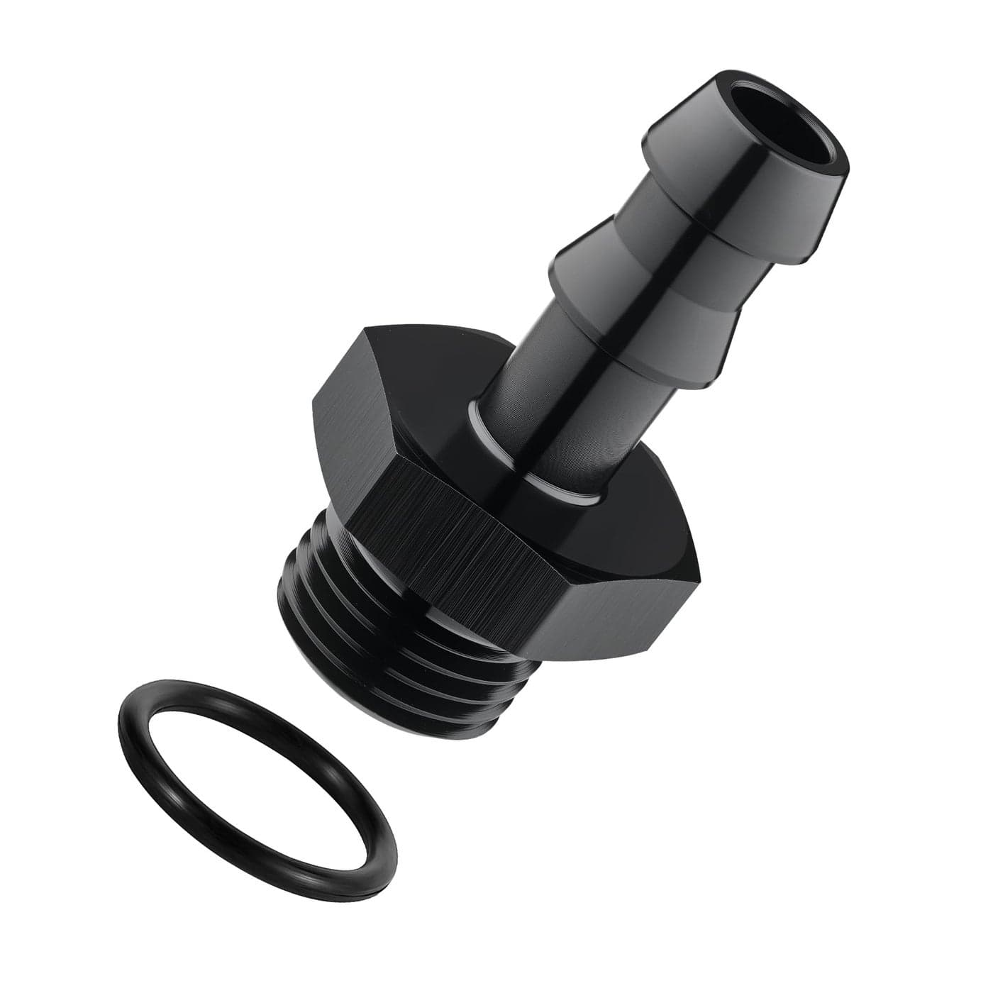 EVIL ENERGY 6AN ORB Male to 516 Barb Straight Fitting Adapter 2 PCS