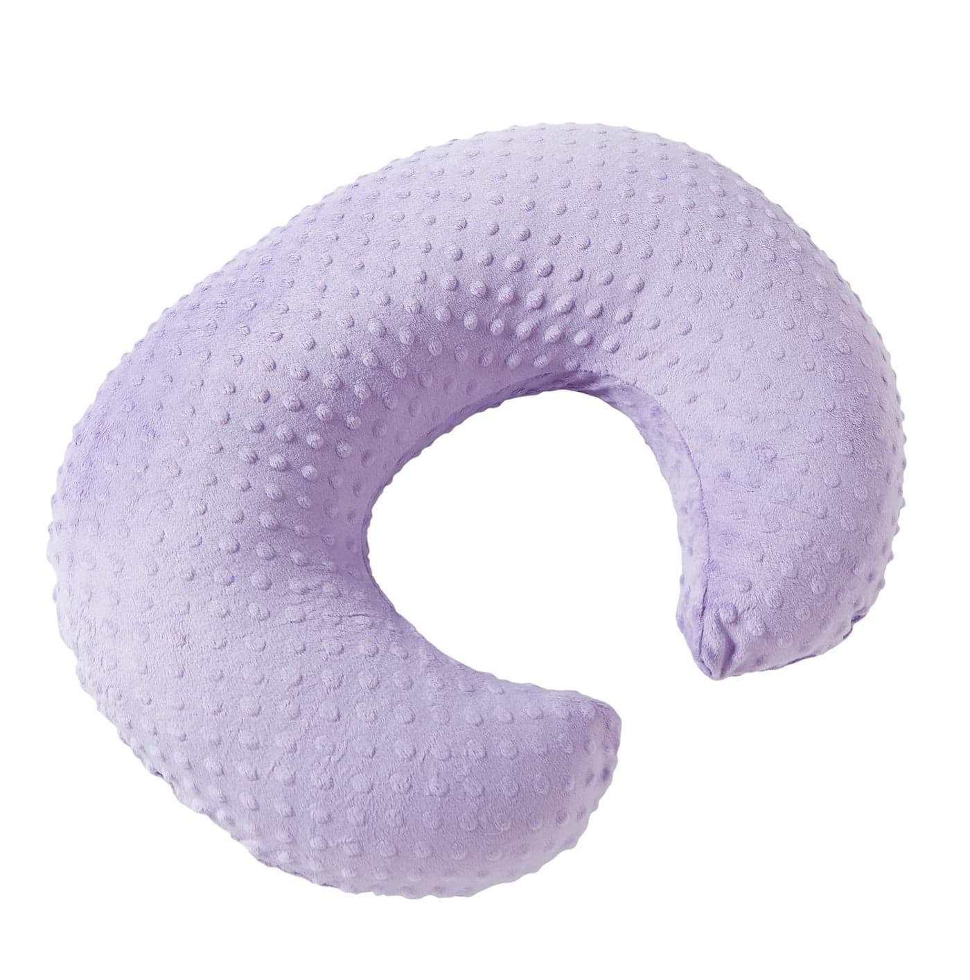 DONOMILO Dots Nursing Pillow Cover Case Plush Breathable Breastfeeding Pillow Slipcover Fits Nursing Pillow Super Soft Snug Positioners for Baby Boy Baby Girl Lavender
