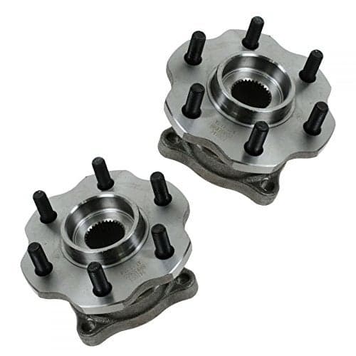 TRQ 2 Piece Rear Wheel Bearing & Hub Assembly Set Compatible with 2005-2008 Nissan Armada 2005-2012 Pathfinder