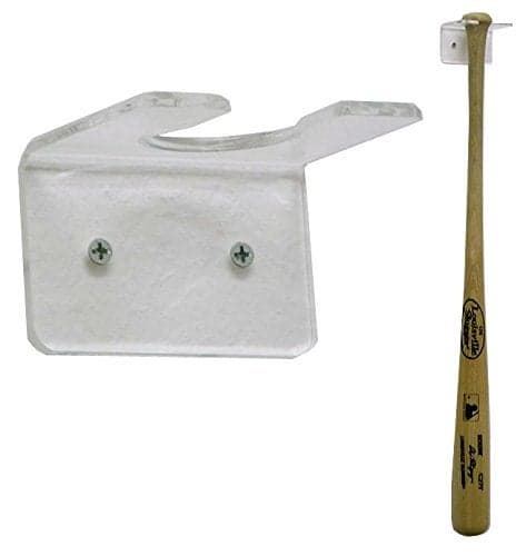 Acrylic Vertical Bat Wall Mount Holder Bracket