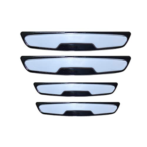 NIKAVI Rubber Universal Anti-Scratch Car Door Productor Guard, Auto Door Side Edge Protection Sticker Silicone Polymer, White (Set of 4)