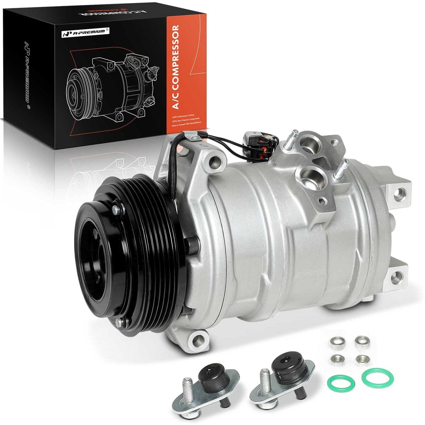 APremium AC Compressor with Clutch Compatible with Cadillac SRX 46L 20042009