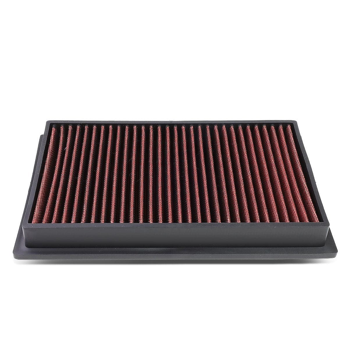 DNA Motoring AFPN110RD Clean Air Washable Drop In Panel Air Filter Enhance Engine Performance Power Acceleration Improve Compatible with 8917 Nissan 240sx 350z MaximaMurano