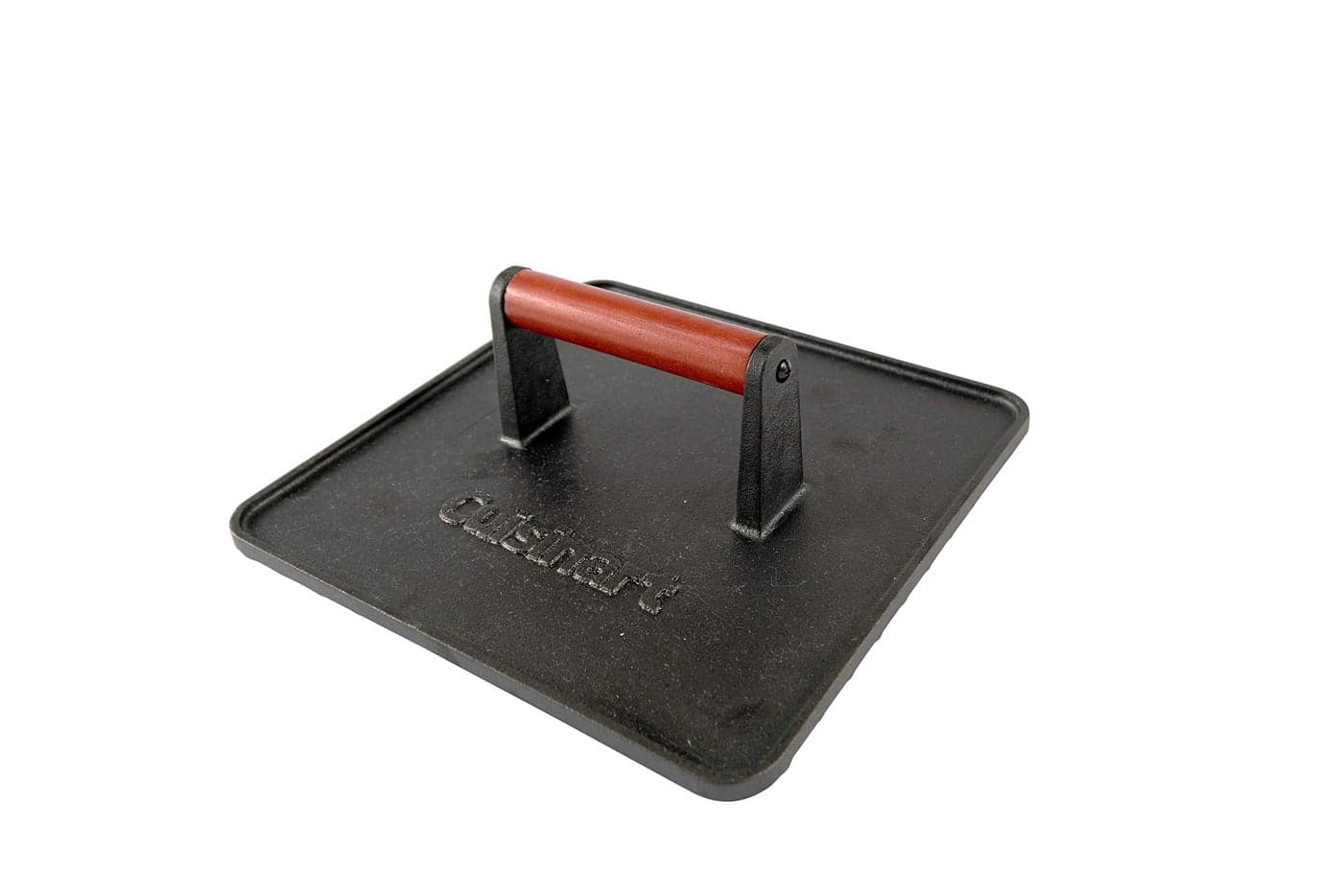 Cuisinart XL Cast Iron Grill Press, 10" x 10" Heavy-Duty Nonstick Smash Burger Steak Press with Wooden Handle, Perfect Grill Accessory Ideal for Grilling, Paninis, and BBQs