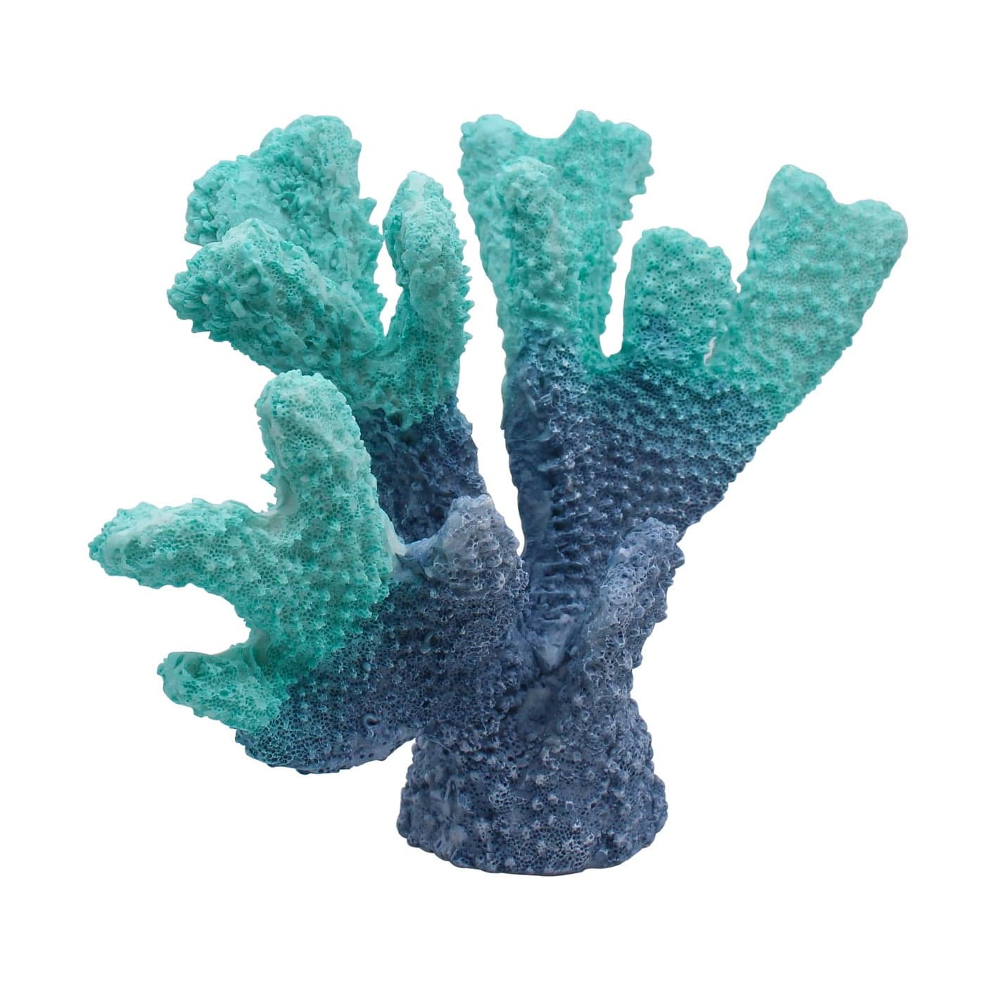 Afadorable Resin Coastal Coral Home Decor Faux Blue Coral Reef Decorations for Wedding Party Beach Living Room Bedroom Cabinet Shelf Tabletop Decor