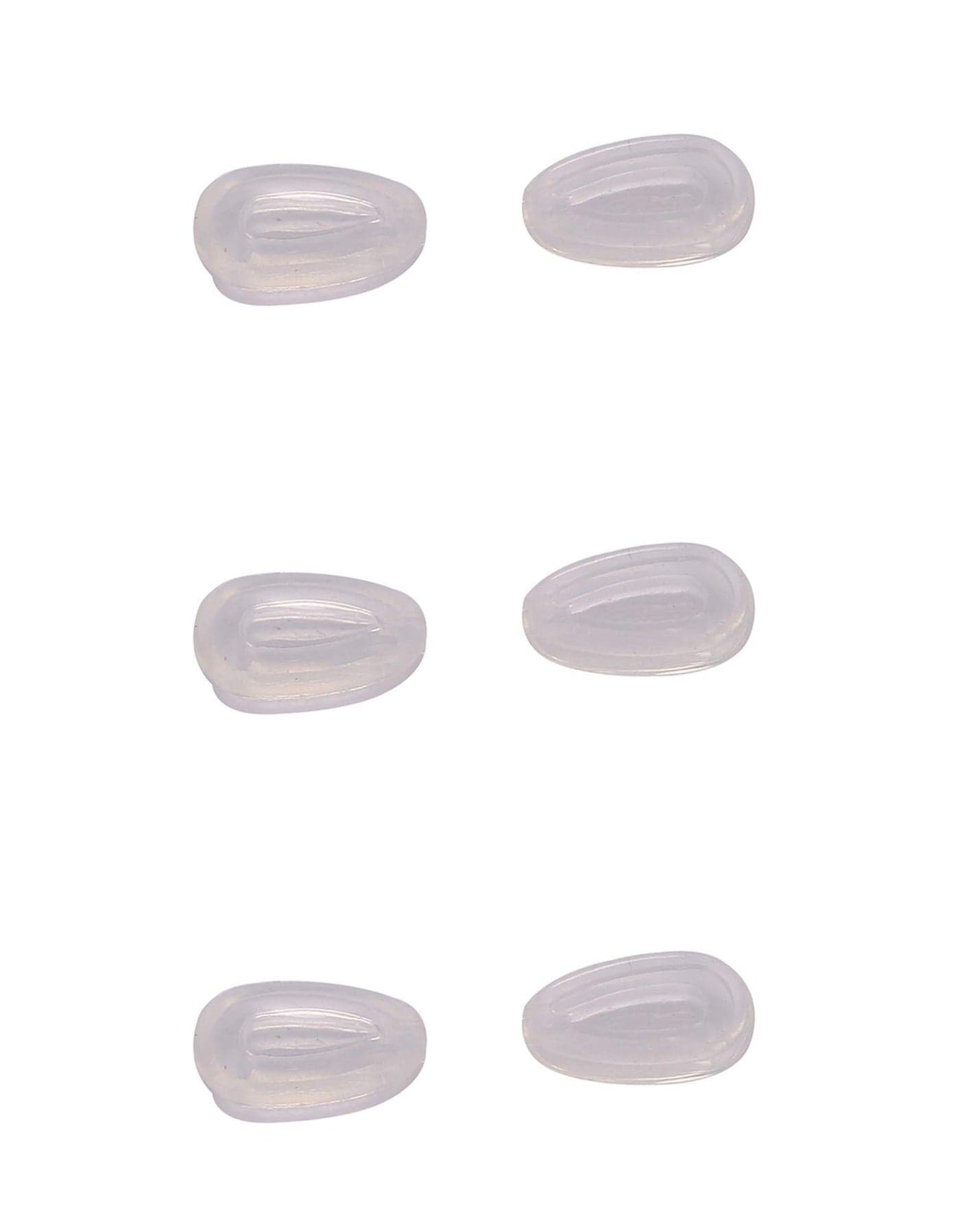 Lot of 3 Pairs NicelyFit Clear Nose Pads for Oakley Eyeglass Frames Keel Tincan Tinfoil Tailpin Caveat Feedback Holbrook Metal Tailback etc