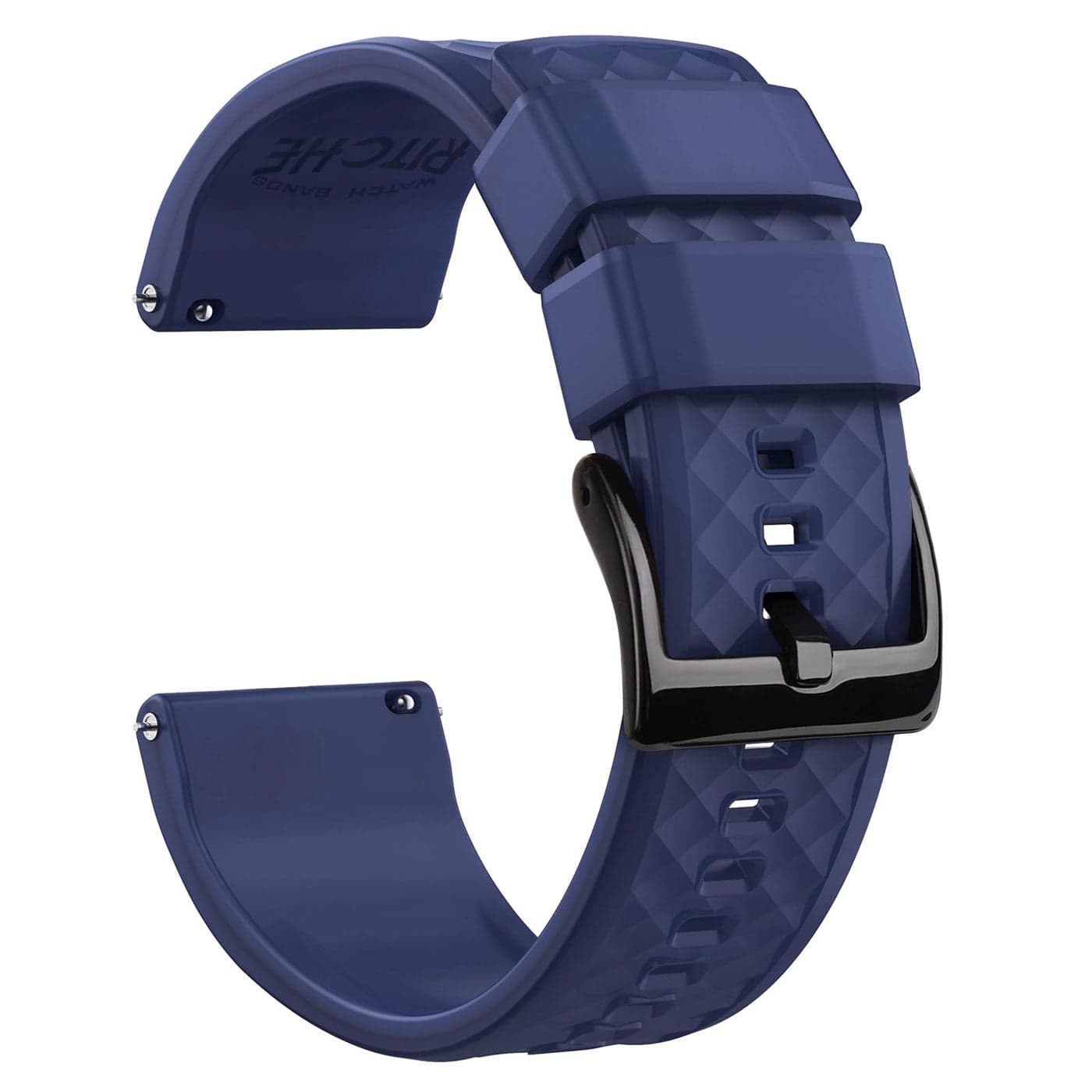 Ritche Christmas Gift 24mm Silicone Watch Band Quick Release Rubber Watch Bands for Men Women White Elephant Gifts Stocking Stuffers for Men