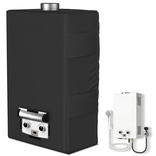 COSHNIBI Outdoor Tankless Water Heater Cover,Suitable for 10L 2.64 GPM Portable Camping Water Heater, Waterproof and Dustproof Four-Season Protective Cover