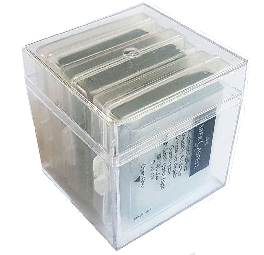 FaberCastell Kneadable Art Eraser Grey pack of 3