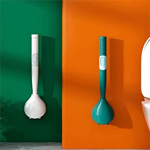 YAGVIZ Toilet Brush Diving Duck Toilet Brush, Flexible Silicone Toilet Brush and Holder, Wall Mounted Toilet Brush Holder, Duck Toilet Bowl Brush for Bathroom Toilet Cleaning (Multi Colour)
