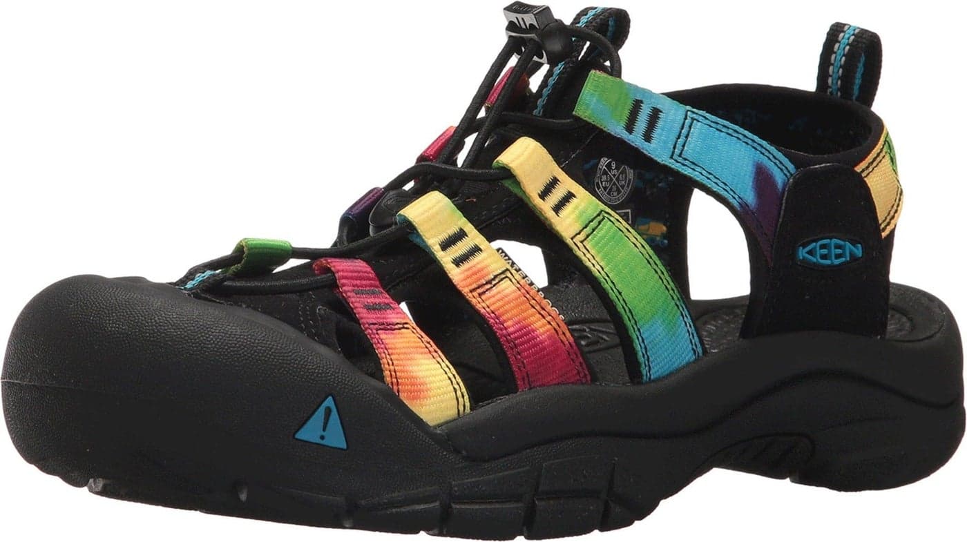 KEEN Womens Newport H2 Closed Toe Water Sandals Original Tie Dye 7