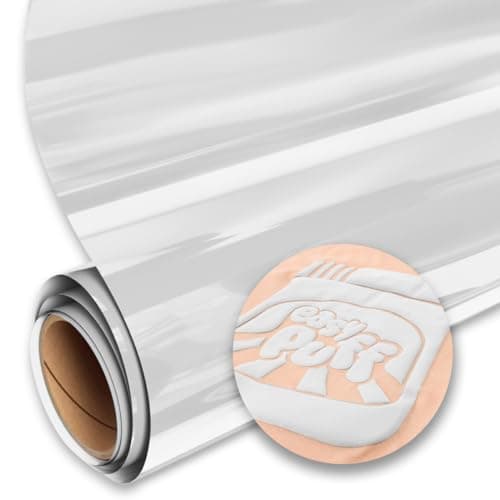 SISER Easy Puff HTV 12x12 3D Puffy Heat Transfer Vinyl White