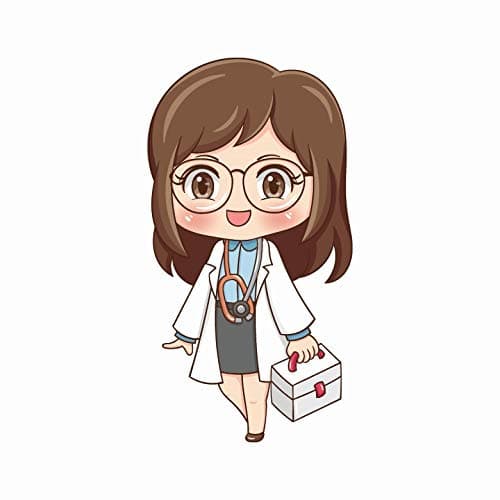 Bhai Please Doctor Female Woman Wooden Fridge Magnet (Pack of 1) | Character Magnets | 3 inches| Womens Day Gift, Gift for Wife, Mother, Daughter, Sister, Colleagues