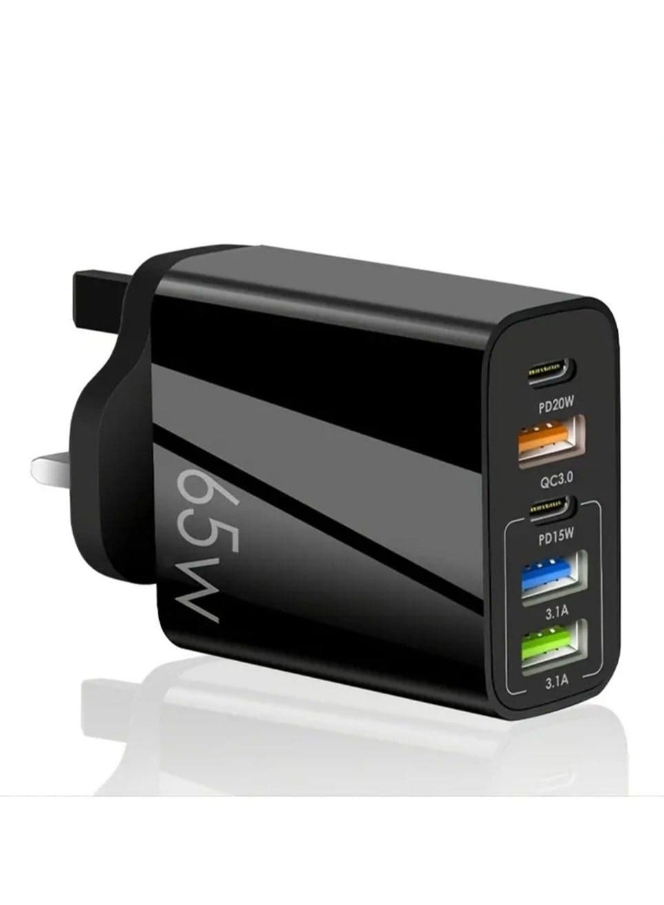65W Fast Charging Adapter black