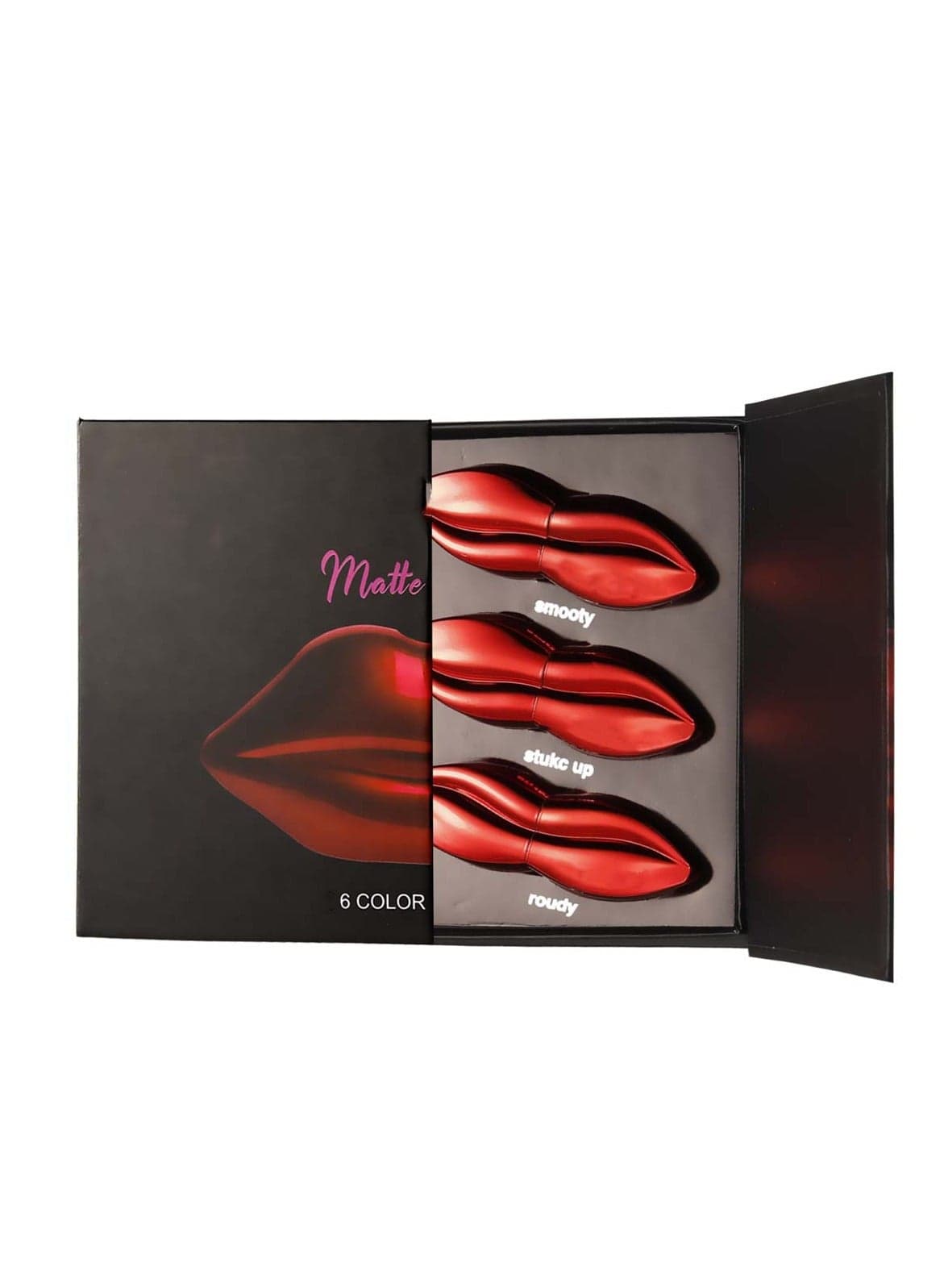 Matte Lipstick Set Lip-Shaped Tube Design
