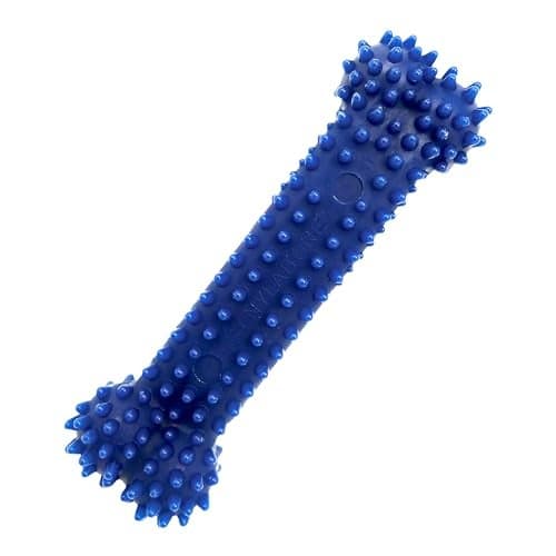 Nylabone Textured Dental Bone Flexi Chew Toy for Dogs Dog Toys for Moderate Chewers Chicken Flavor Medium Up to 35 lbs 1 Count