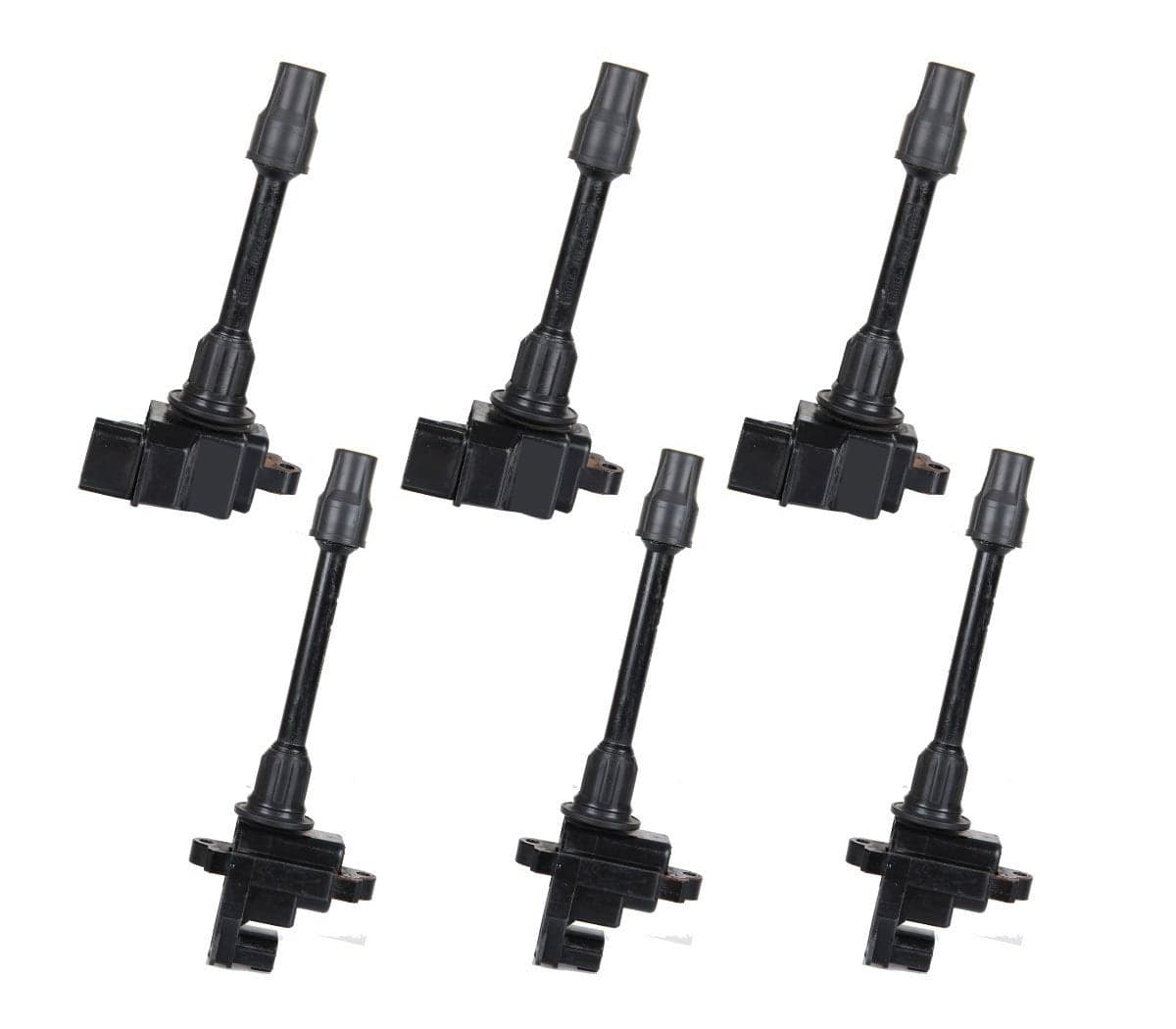 ENA Set of 6 Ignition Coil Pack Front Rear Compatible with Nissan Infiniti 1995 1996 1997 1998 1999 Maxima I30 3.0L V6 Replacement for C1001 C1002 UF138 UF263 2244831U16