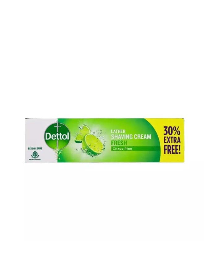 Lather Shaving Cream Fresh Citrus Pine Fragrance Cream- 78gms White 78gmsgrams