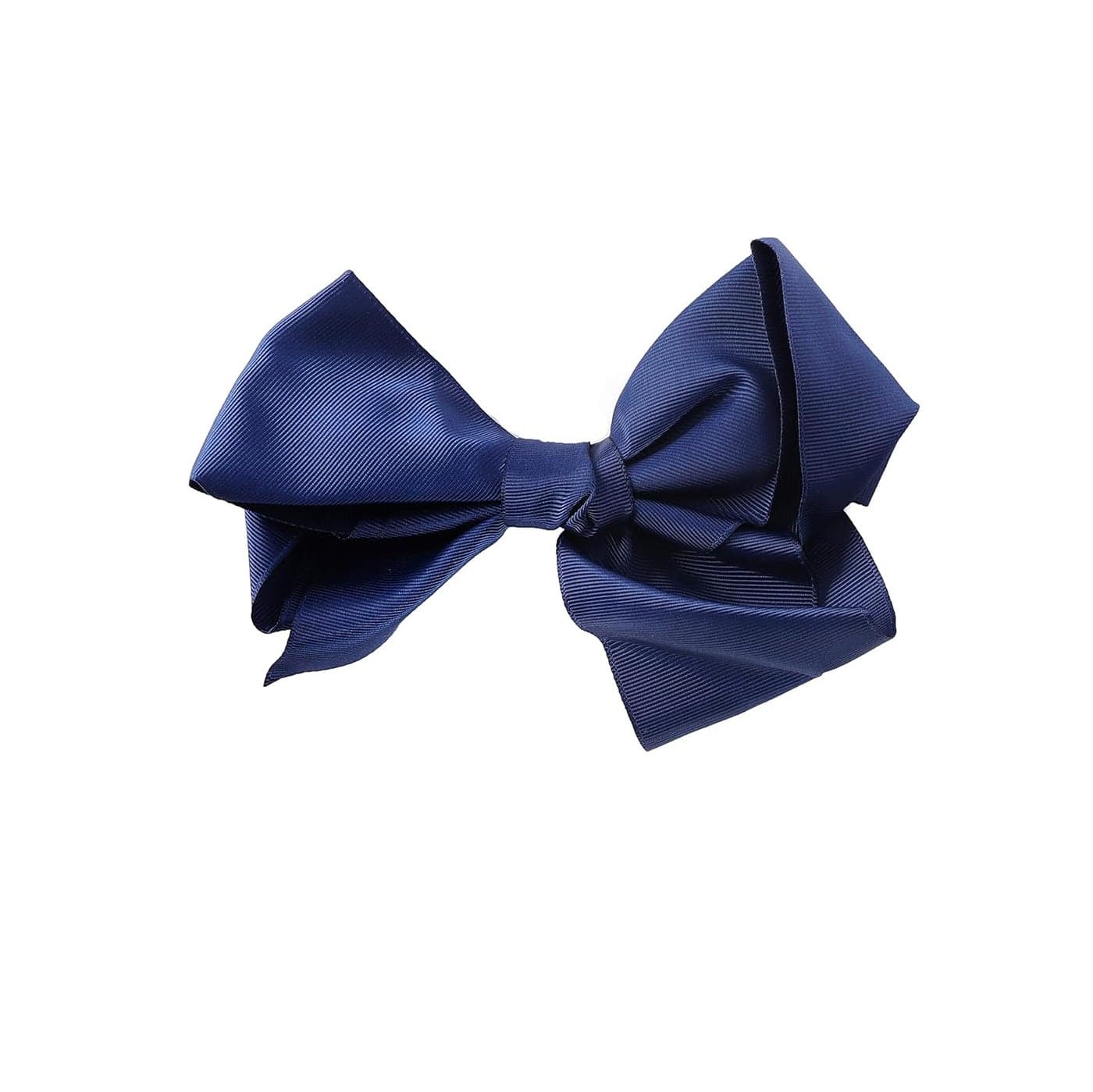 4 Inch Grosgrain Hair Bow for Girls Navy