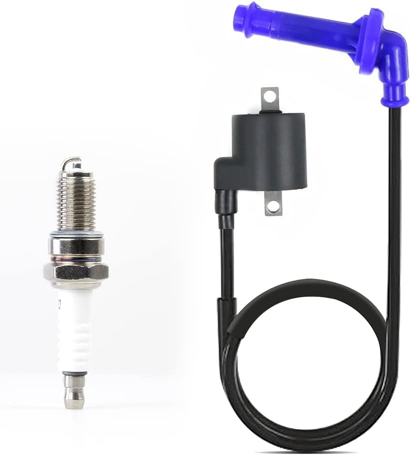 Ayiddue Ignition Coil and Spark Plug Set for Polaris Predator 500 and Outlaw 500
