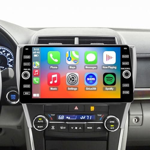 4G LTE QLED Radio for Toyota Camry 2015 2016 2017 Upgrade,8-Core CPU Touch Screen Stereo,Wireless CarPlay & Android Auto,Support OEM SWC and Camera