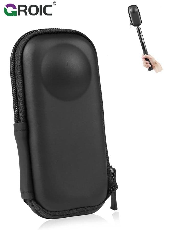 Portable Storage Bag for Insta360 One X2 / X3 Cameras, Waterproof, Protective Travel-Friendly Carrying Case PU Shell Box Camera Accessories