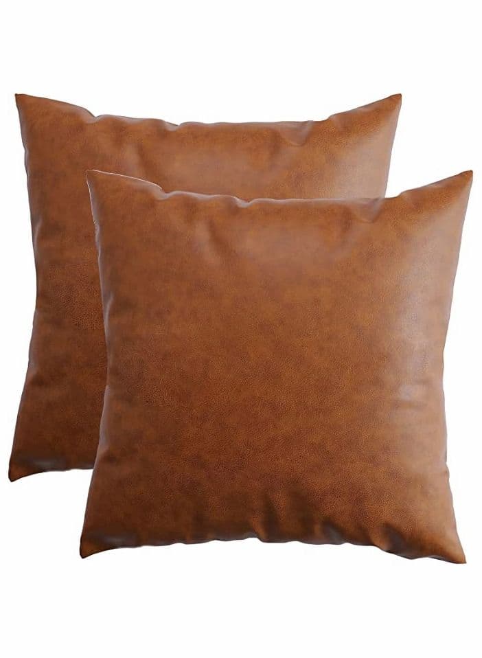 18x18 inch 2 PCS Leather Sofa Pillowcase