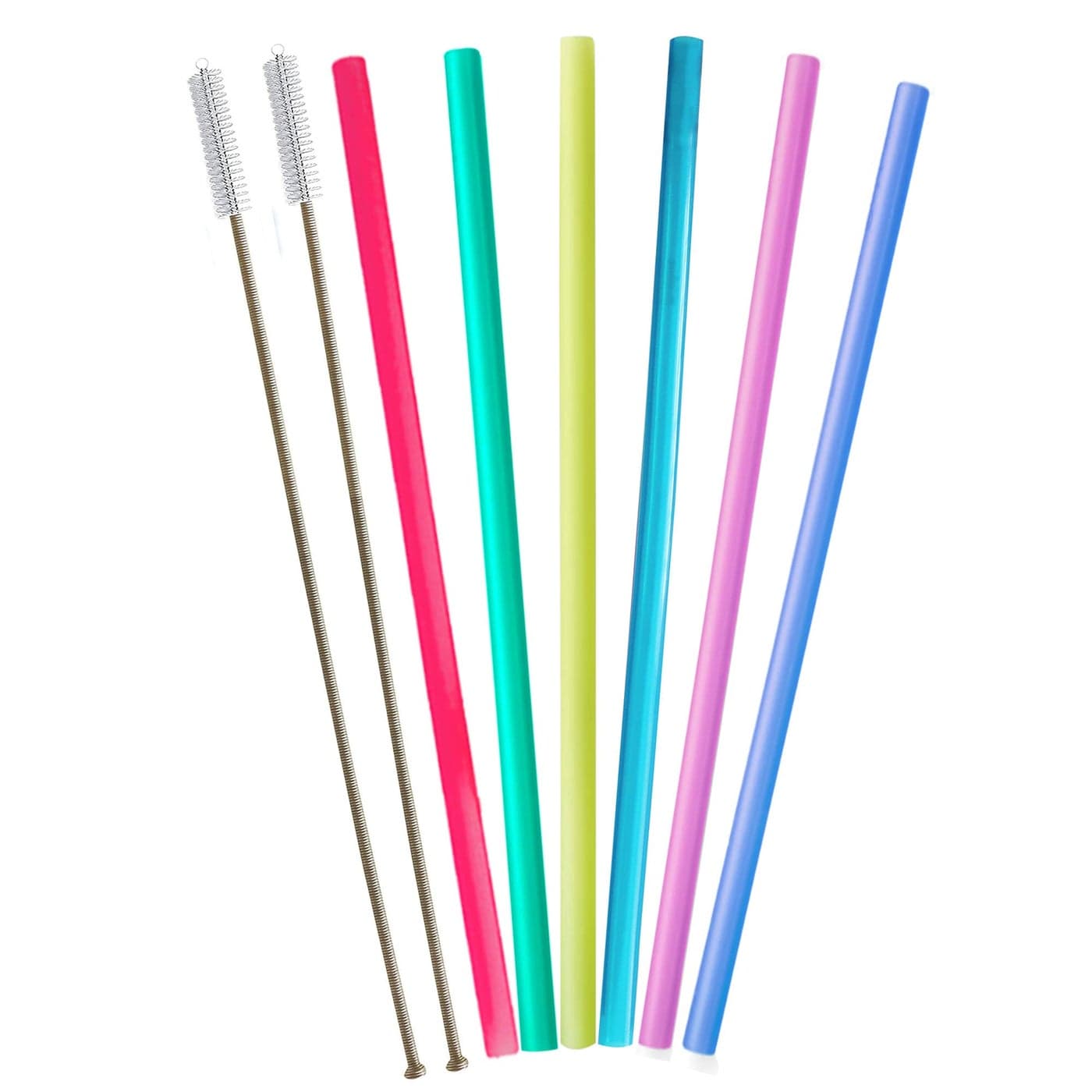 Half Gallon Straw12 Inch Extra Long Reusable Silicone Straws for 32 oz Tall Tumbler 40 oz Hydro Flask64 oz Gallon Water Bottle Hydro Water Jug YETI RTICFlexible Large Big8 Pack