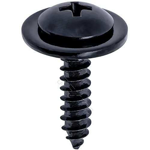 Rexka 30pcs Fender Liner Splash Shield Wheelhouse Liner Screw Phillips Truss Head Sems Compatible with Honda Acura BMW 90114SE0000 Accord ILX RDX TL TSX 90114SE0000
