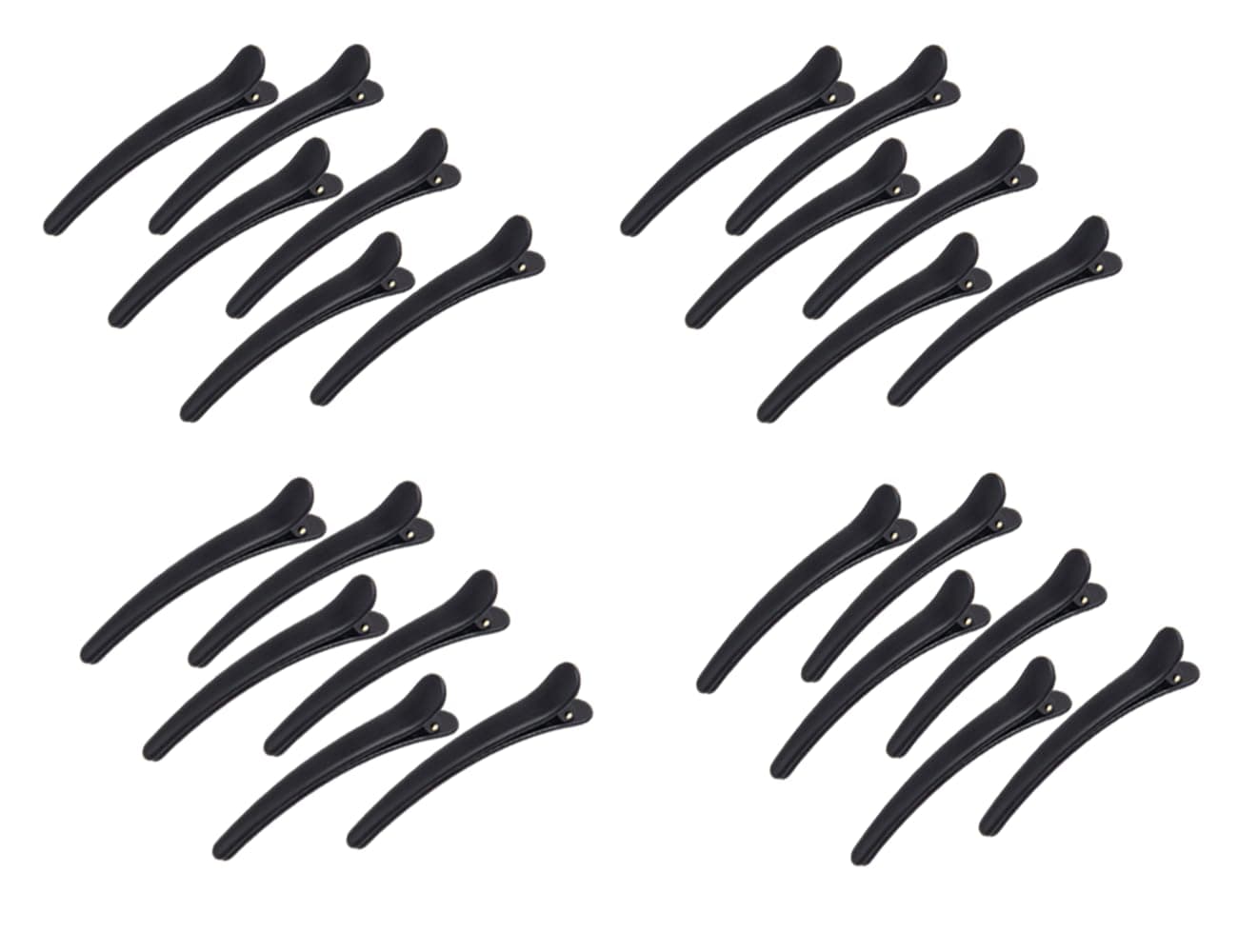 24PCS Hair Clips for Styling Sectioning Duck Bill Hair Clip for Women Alligator Clips Set