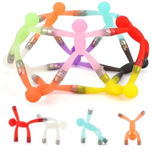 Boxgear Magnet Men – 10-Piece Magnetic Travel Toys: Magnetic Kids Toys, Road Trip Toys for 1-3 | Easter Basket Stuffers for Kids