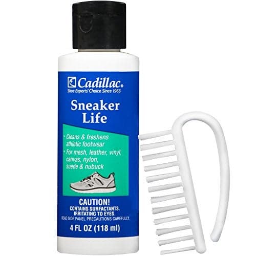 Cadillac Sneaker Life - Athletic Shoe Cleaning Kit - Premium Cleaner + Brush for Whites, Suede, Leather, Canvas, Nubuck Boots and More