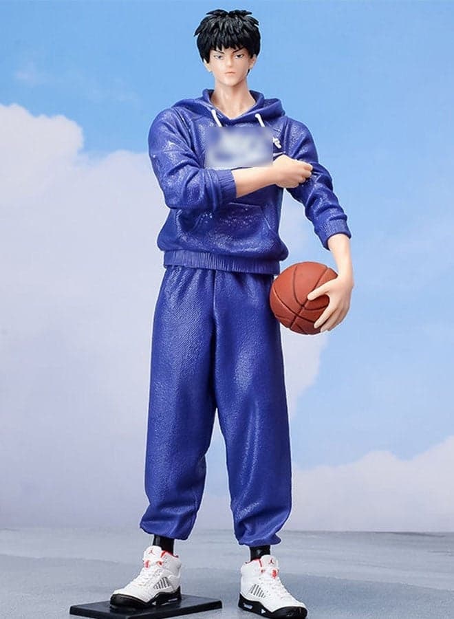 Slam Dunk Rukawa Kaede Anime Figure Model - Rukawa Kaede Anime Figurine Ornament, Figurine Ornament Serving As Desktop Decoration And Computer Case Decoration, First Choice Birthday Gift For Boys And Girls, Collectible Slam Dunk Peripheral, 31cm