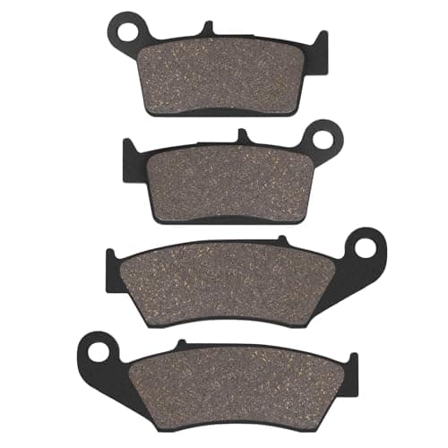 Cyleto Brake Pads for Suzuki DRZ400 2000-2009 DRZ400SM 2005-2009/Honda XR650L CR125 CR250 XR250 XR650 XR400/Kawasaki KX125 KX250/Yamaha YZ125 YZ250 WR250 Front and Rear