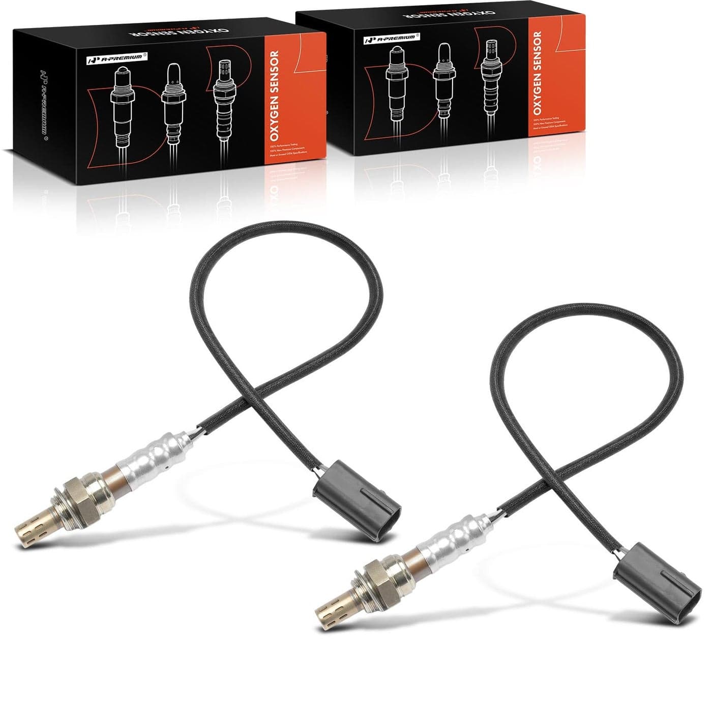 APremium Downstream O2 Oxygen Sensor Compatible with Nissan 350Z 370Z Murano Infiniti EX35 EX37 FX35 FX37 FX50 G25 G35 Q70 QX50 QX70 2PC Set Replace 226A0JA10C